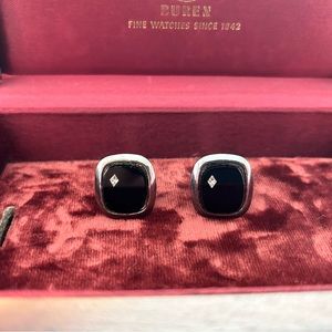 Rhinestone Cuff Links